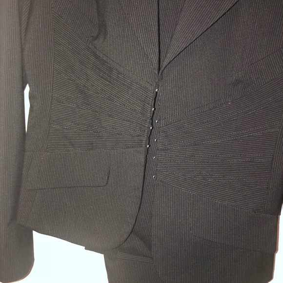 Kenneth Cole:Reaction black & white pinstripe suit - Picture 3 of 12